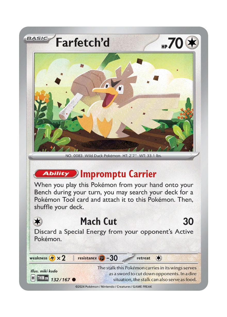 Farfetch'd - Reverse Holo (132/167) - Twilight Masquerade