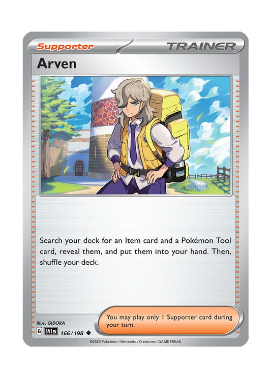 Arven - Reverse Holo (166/198) - Scarlet & Violet