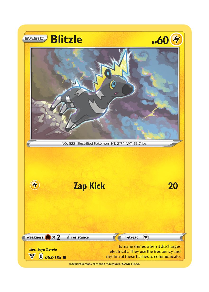 Blitzle - Reverse Holo (053/185) - Vivid Voltage