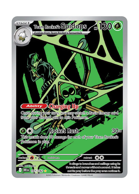 Team Rocket's Spidops (187/182) - Destined Rivals