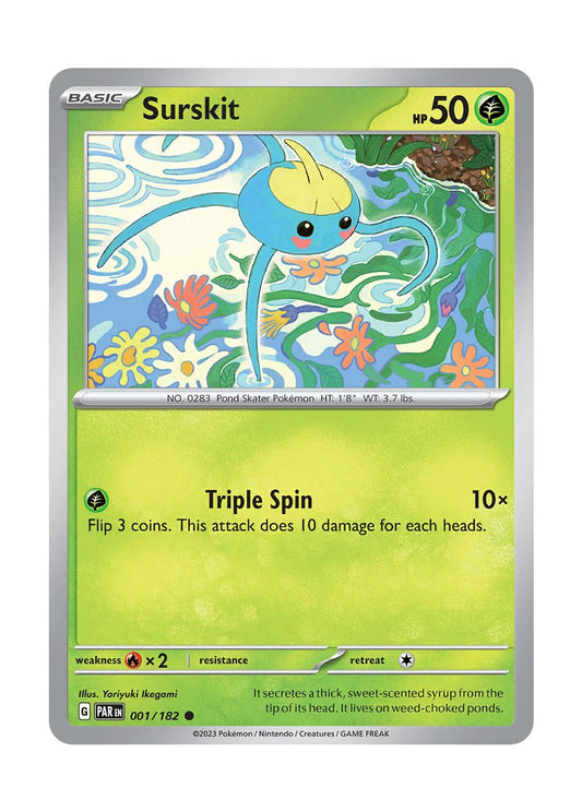 Surskit - Reverse Holo (001/182) - Paradox Rift