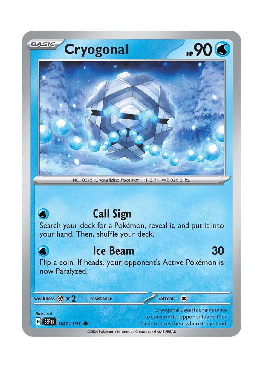 Cryogonal (047/191) - Surging Sparks