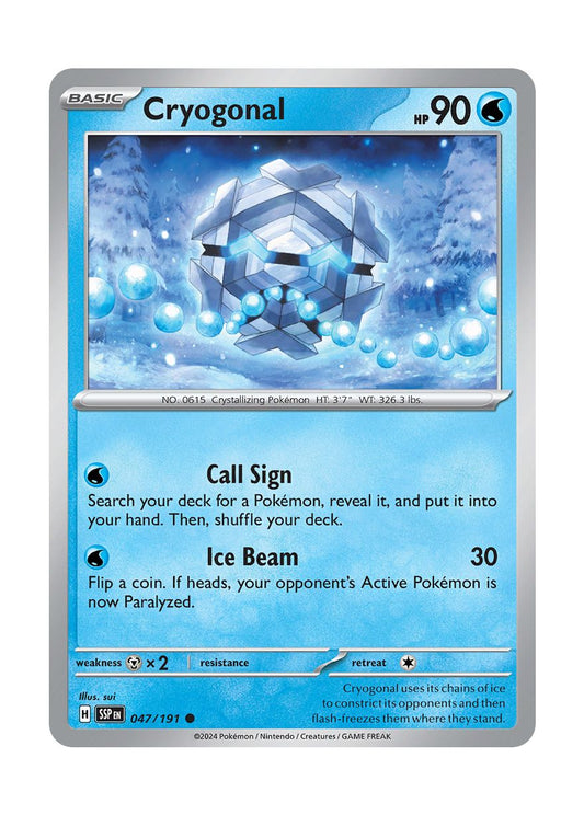 Cryogonal (047/191) - Surging Sparks