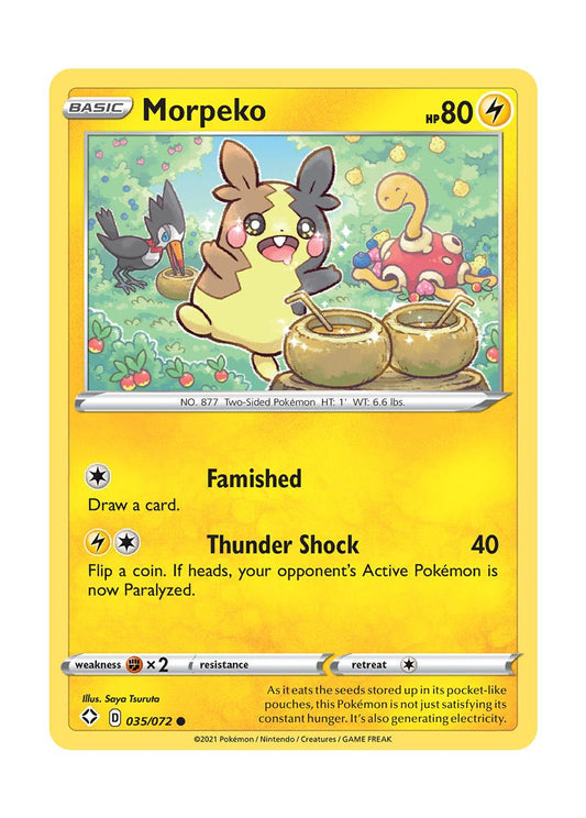 Morpeko - Reverse Holo (035/72) - Shining Fates