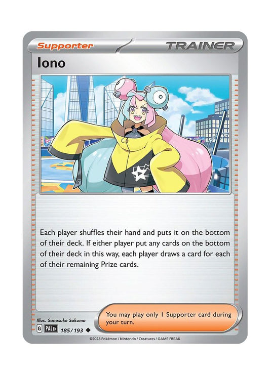 Iono - Reverse Holo (185/193) - Paldea Evolved