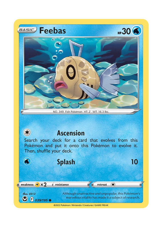 Feebas - Reverse Holo (039/195) - Silver Tempest