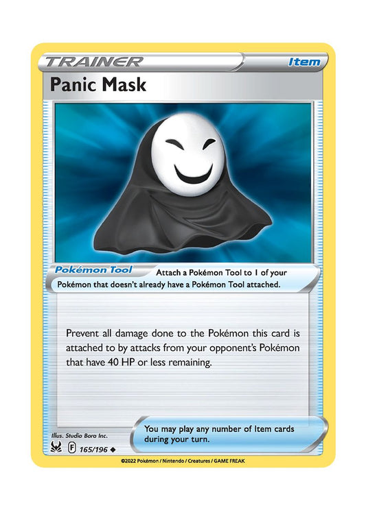 Panic Mask - Reverse Holo (165/196) - Lost Origin