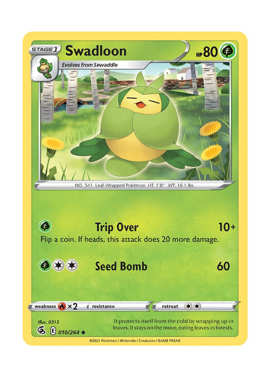 Swadloon - Reverse Holo (010/264) - Fusion Strike