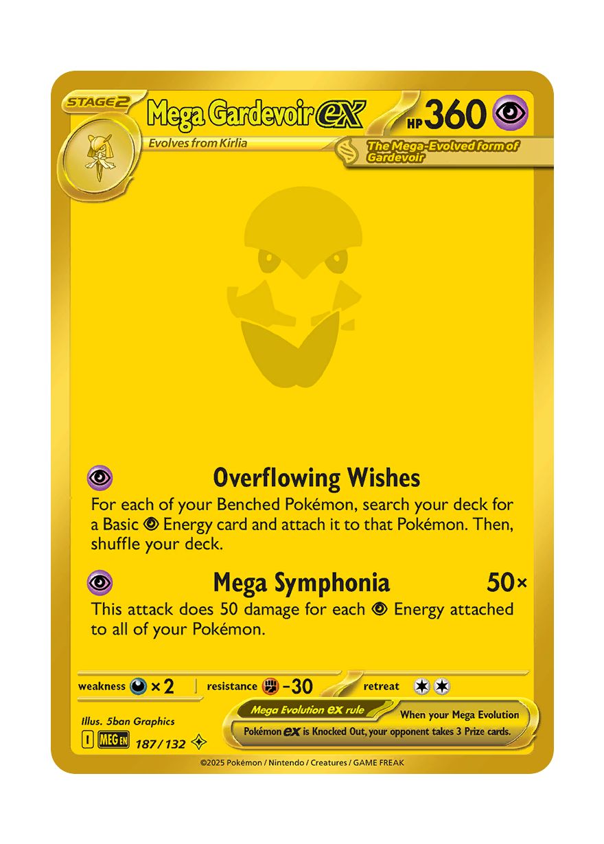 Mega Gardevoir ex (187/132) - Mega Evolution