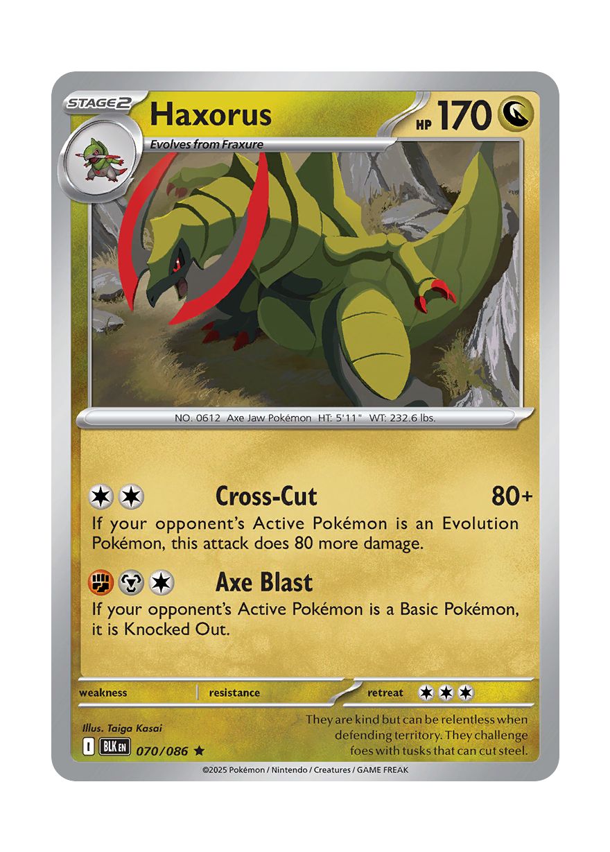 Haxorus (070/86) - Black Bolt
