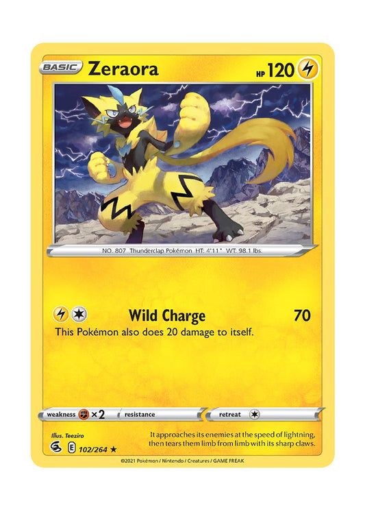 Zeraora - Reverse Holo (102/264) - Fusion Strike