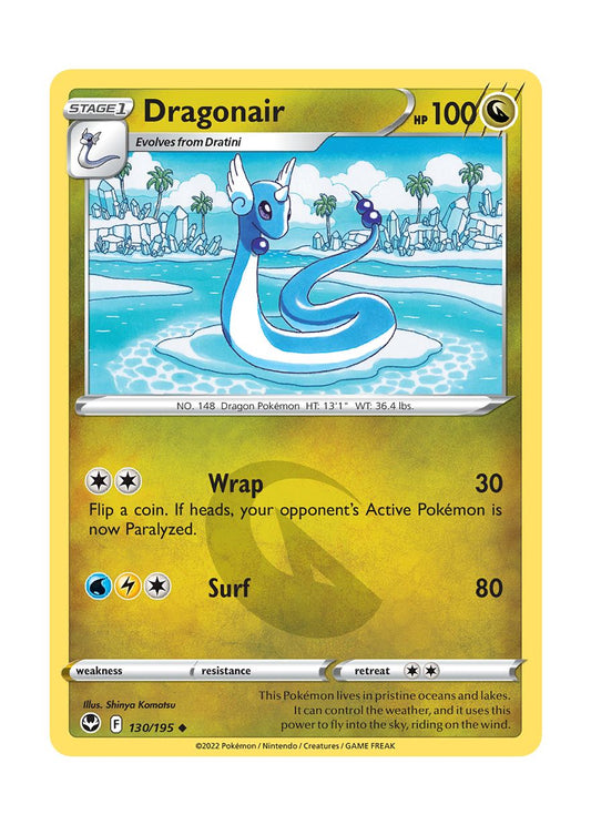 Dragonair - Reverse Holo (130/195) - Silver Tempest
