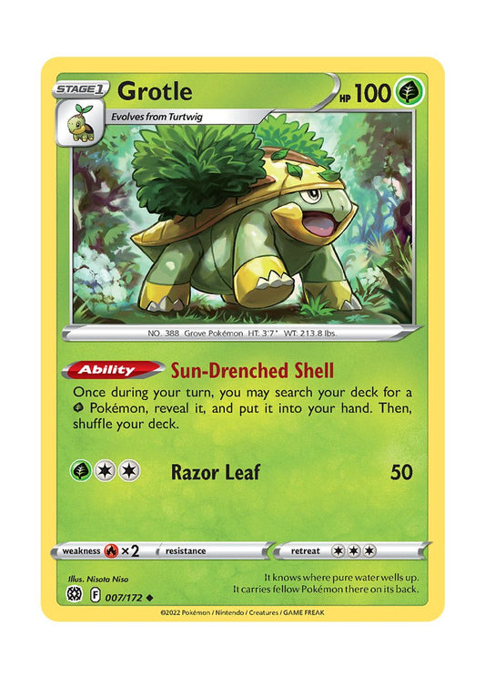 Grotle - Reverse Holo (007/172) - Brilliant Stars