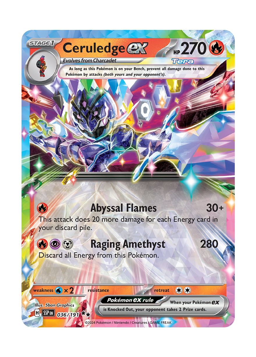 Ceruledge ex (036/191) - Surging Sparks