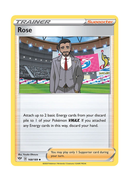 Rose - Reverse Holo (168/189) - Darkness Ablaze