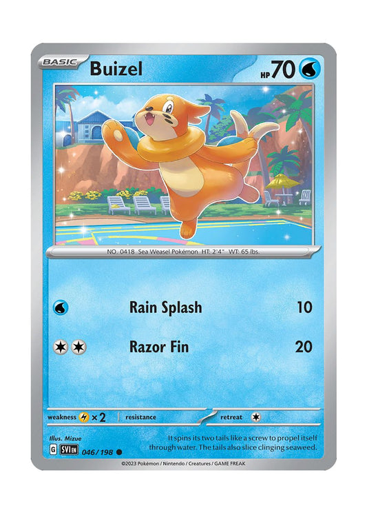 Buizel - Reverse Holo (046/198) - Scarlet & Violet