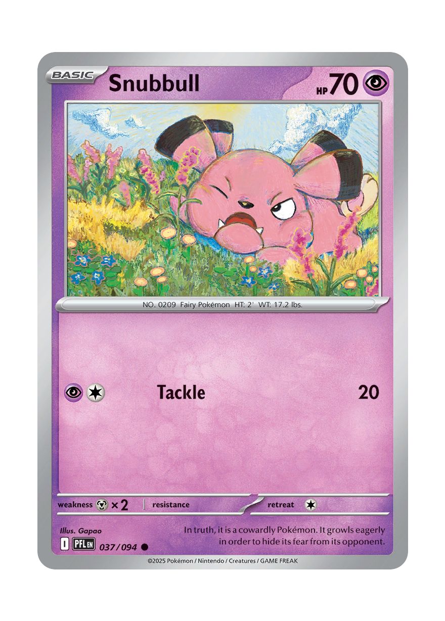 Snubbull (037/94) - Phantasmal Flames