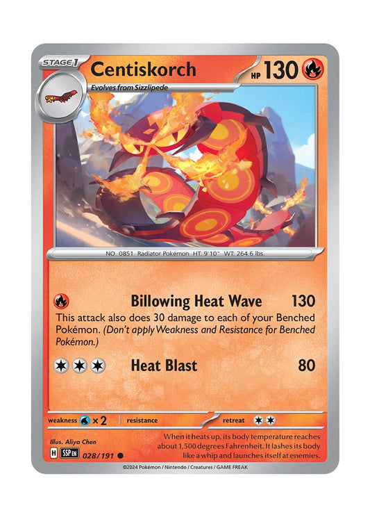 Centiskorch (028/191) - Surging Sparks