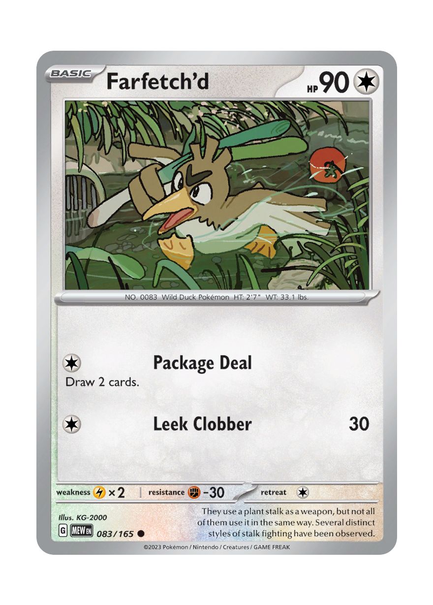 Farfetch'd - Reverse Holo (083/165) - 151