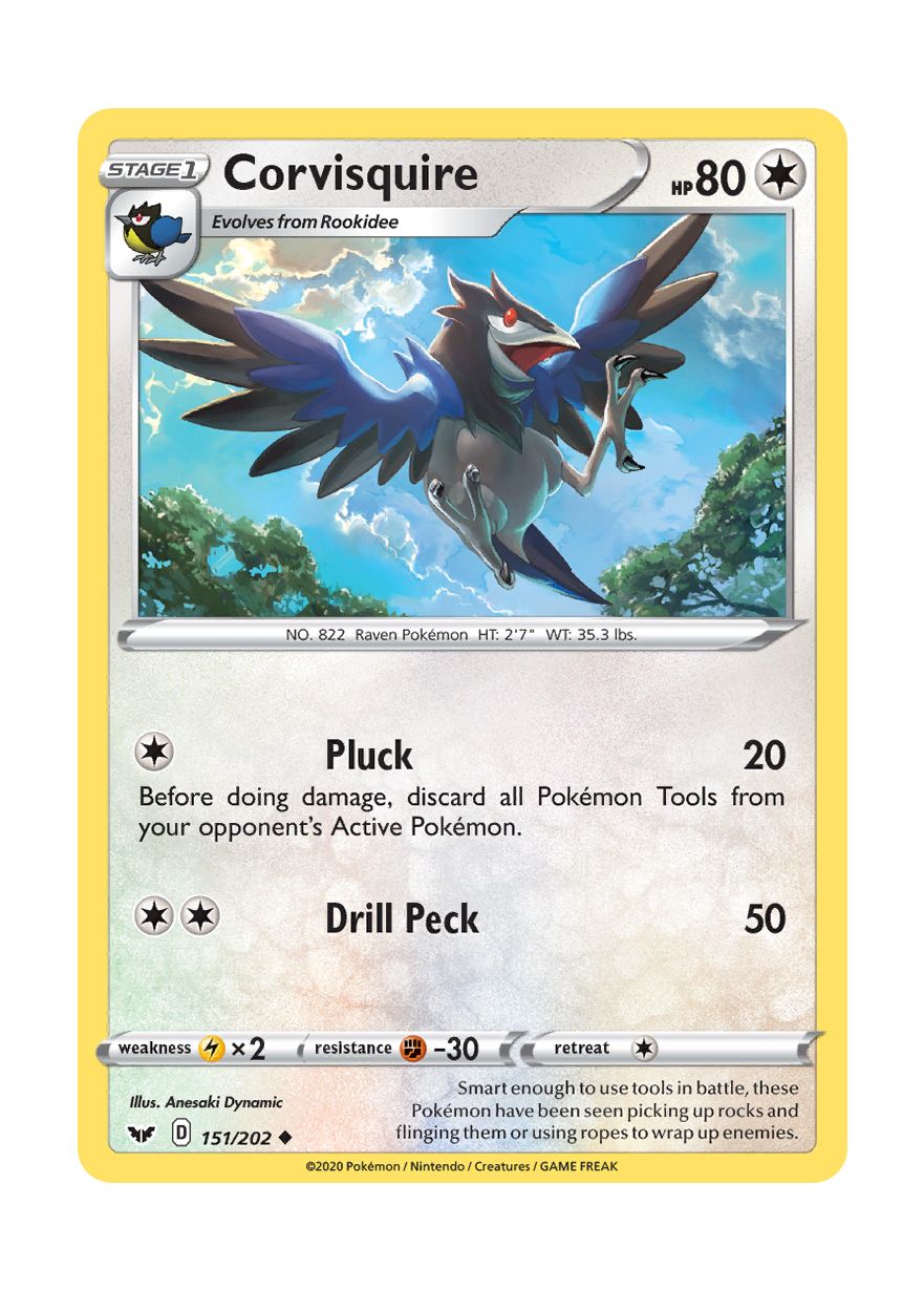 corvisquire pokemon card value Color:Style 5 Uncommon Card Type OnePiece Can't find any info