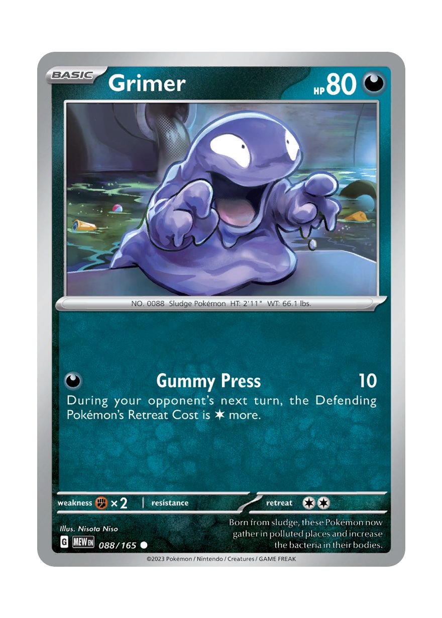 Grimer - Reverse Holo (088/165) - 151