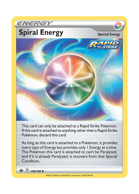 Spiral Energy - Reverse Holo (159/198) - Chilling Reign