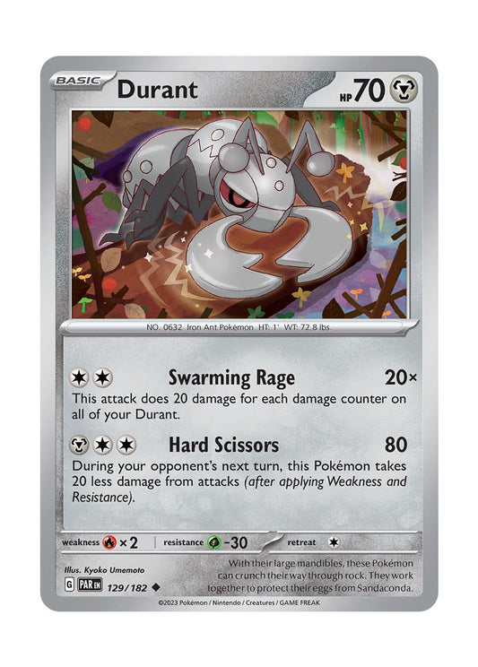 Durant - Reverse Holo (129/182) - Paradox Rift