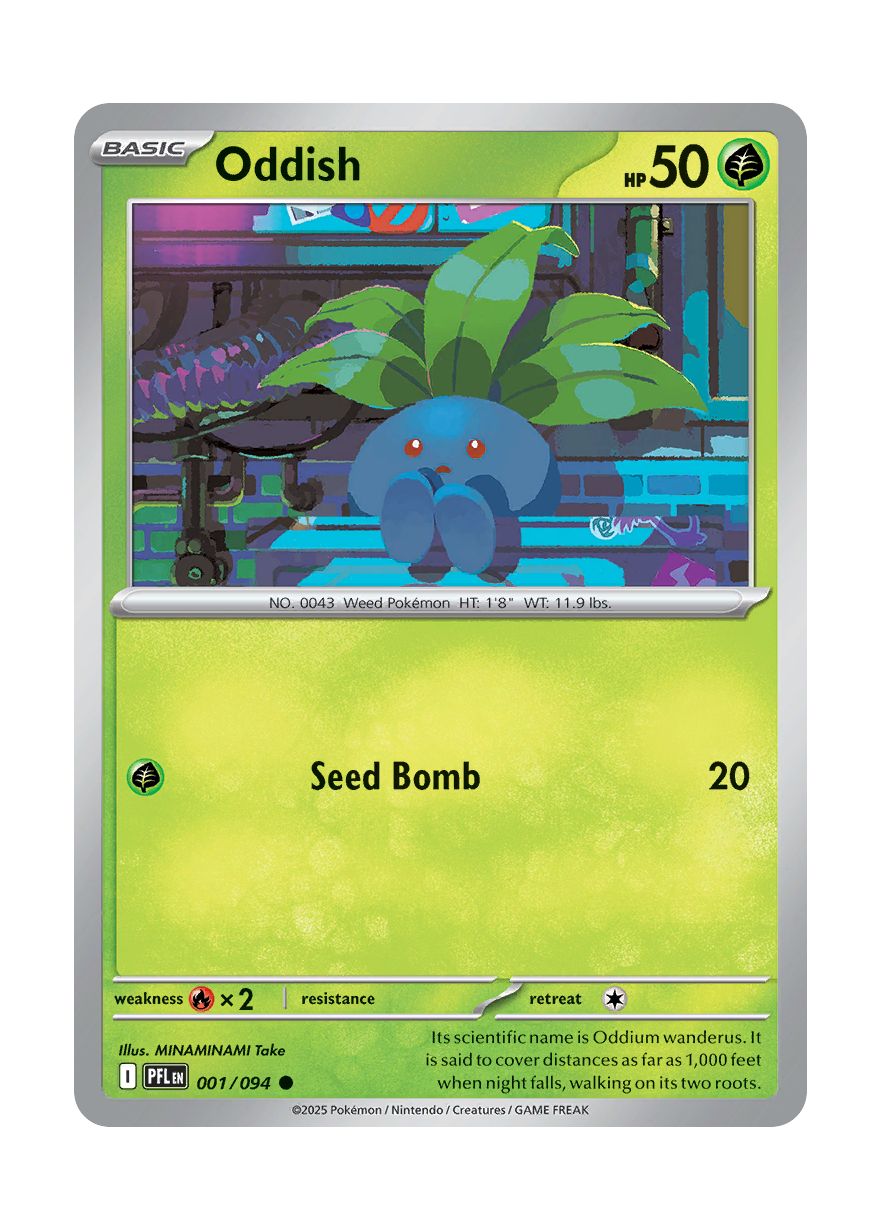 Oddish (001/94) - Phantasmal Flames