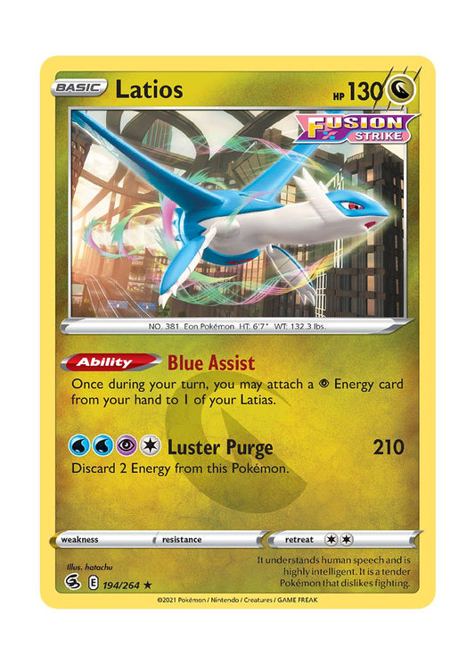 Latios - Reverse Holo (194/264) - Fusion Strike