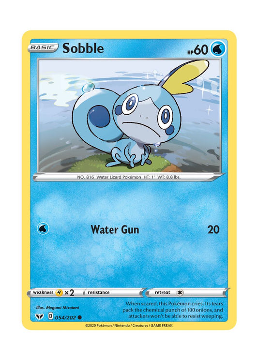 Sobble - Reverse Holo (054/202) - Sword & Shield