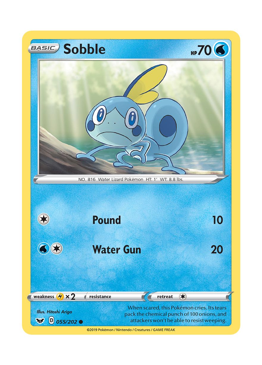 Sobble - Reverse Holo (055/202) - Sword & Shield
