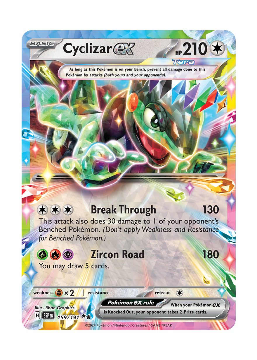 Cyclizar ex (159/191) - Surging Sparks