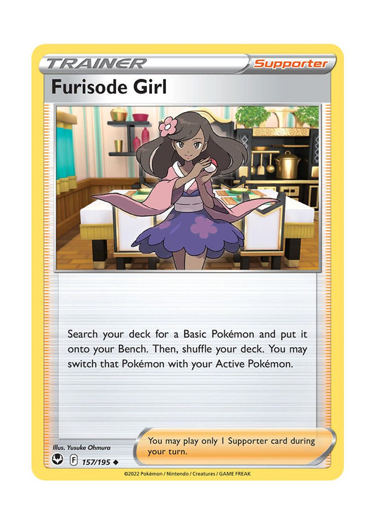 Furisode Girl - Reverse Holo (157/195) - Silver Tempest