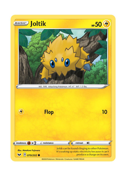 Joltik - Reverse Holo (070/202) - Sword & Shield