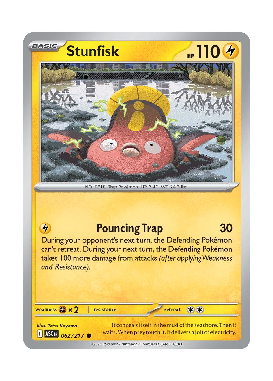 Stunfisk (062/217) - Ascended Heroes