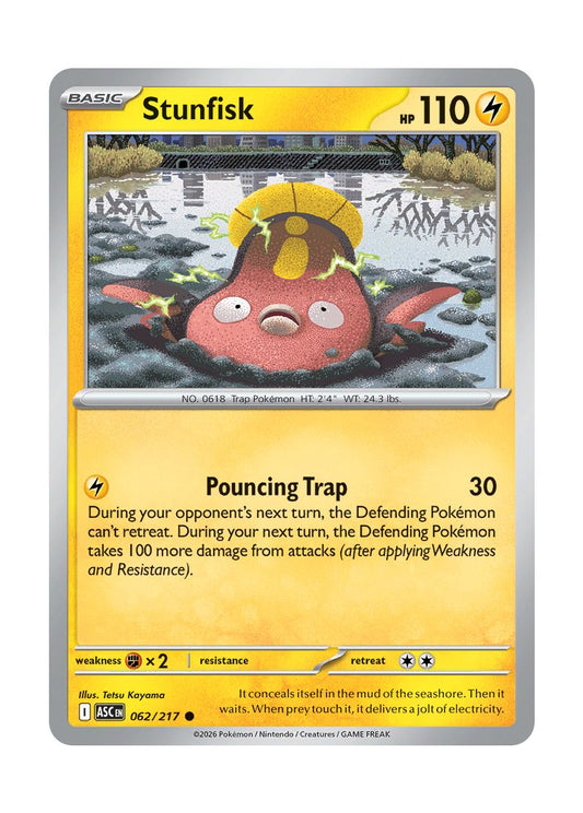 Stunfisk (062/217) - Ascended Heroes