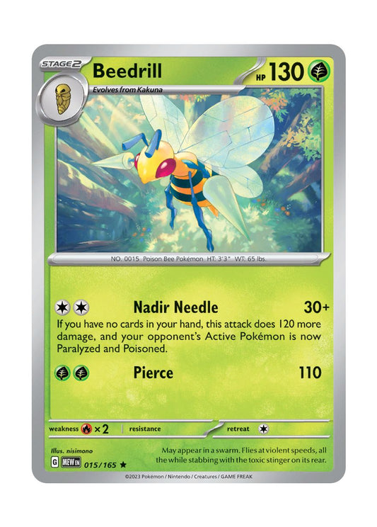 Beedrill - Reverse Holo (015/165) - 151