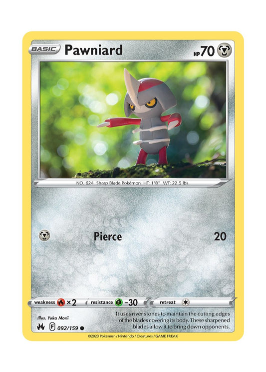 Pawniard - Reverse Holo (092/159) - Crown Zenith