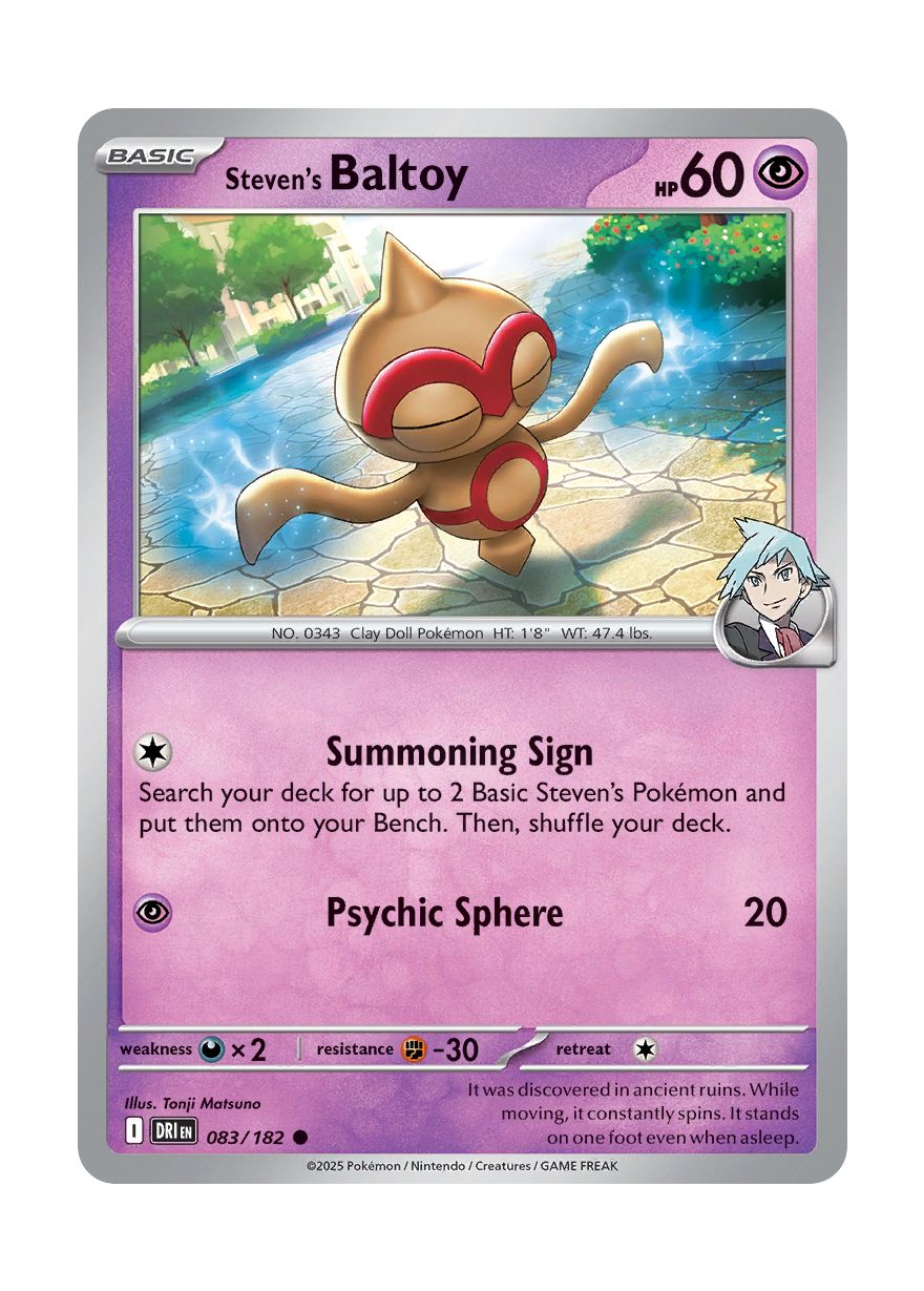 Steven's Baltoy (083/182) - Destined Rivals
