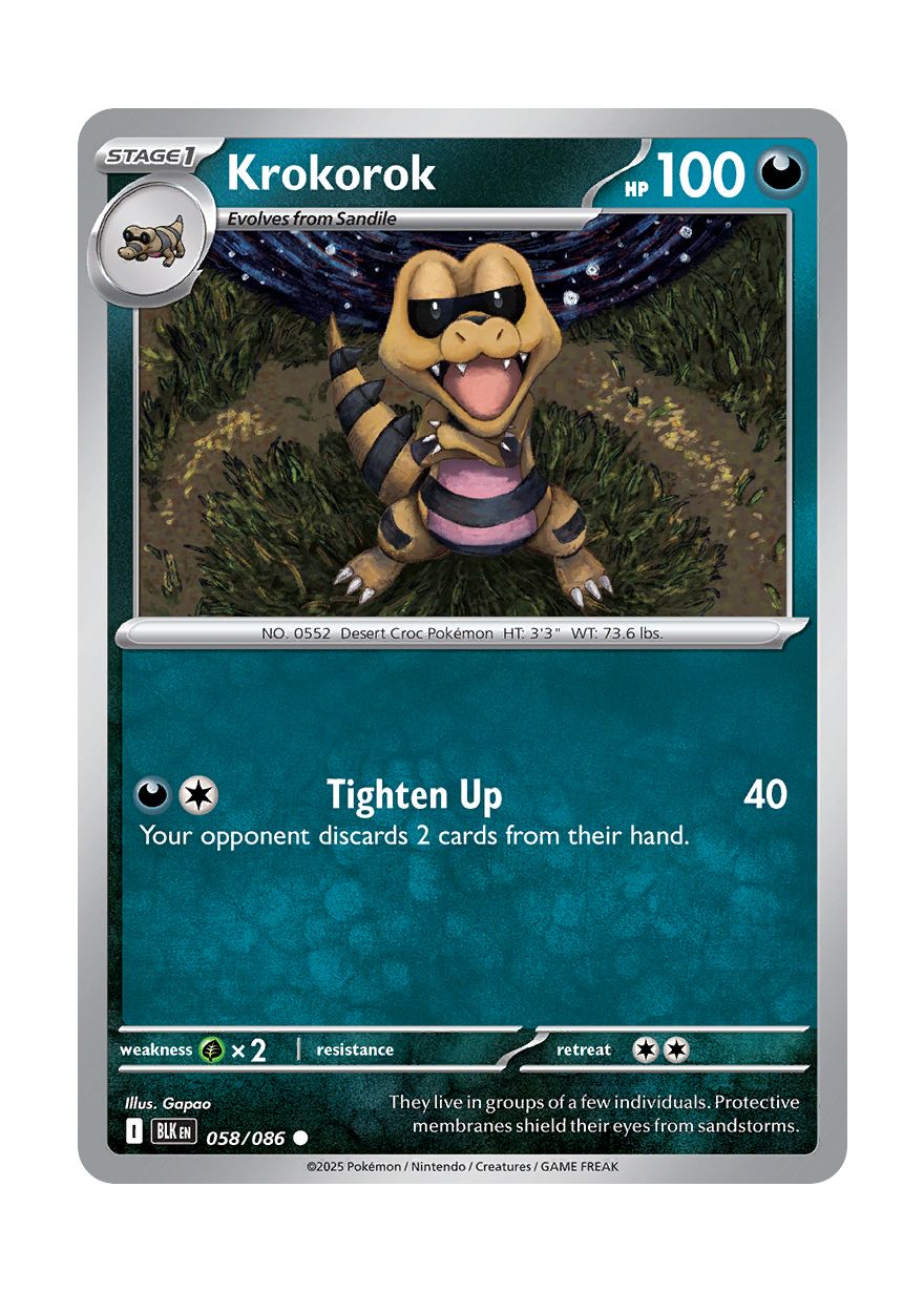 Krokorok (058/86) - Black Bolt