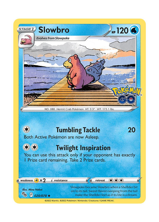 Slowbro - Reverse Holo (020/78) - Pokémon GO