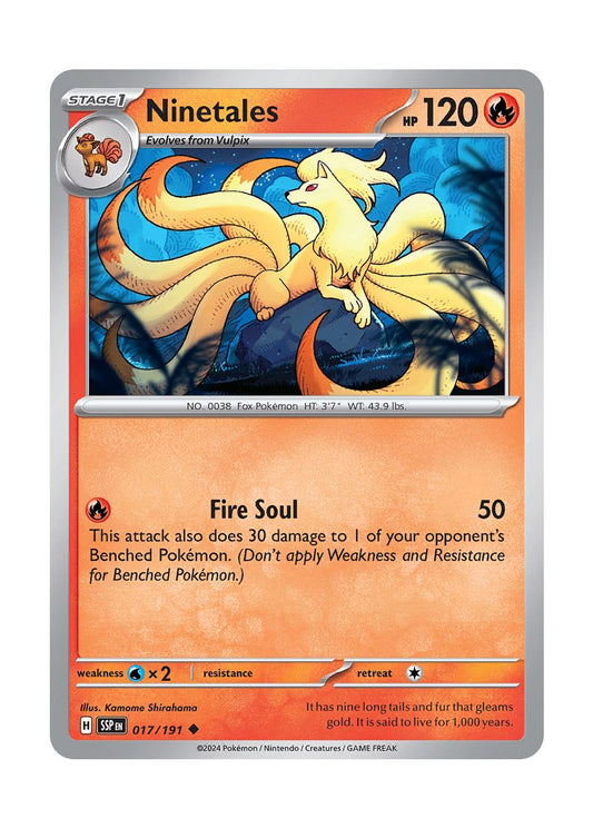 Ninetales (017/191) - Surging Sparks