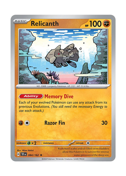 Relicanth (084/162) - Temporal Forces