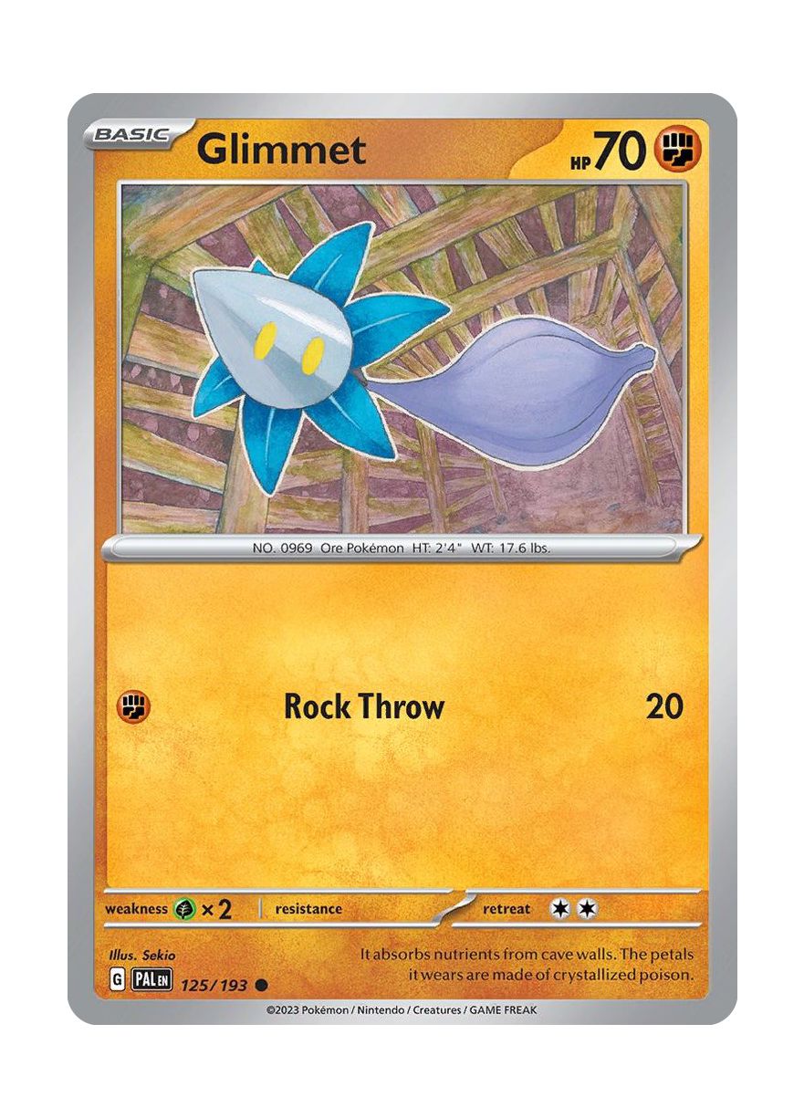 Glimmet - Reverse Holo (125/193) - Paldea Evolved