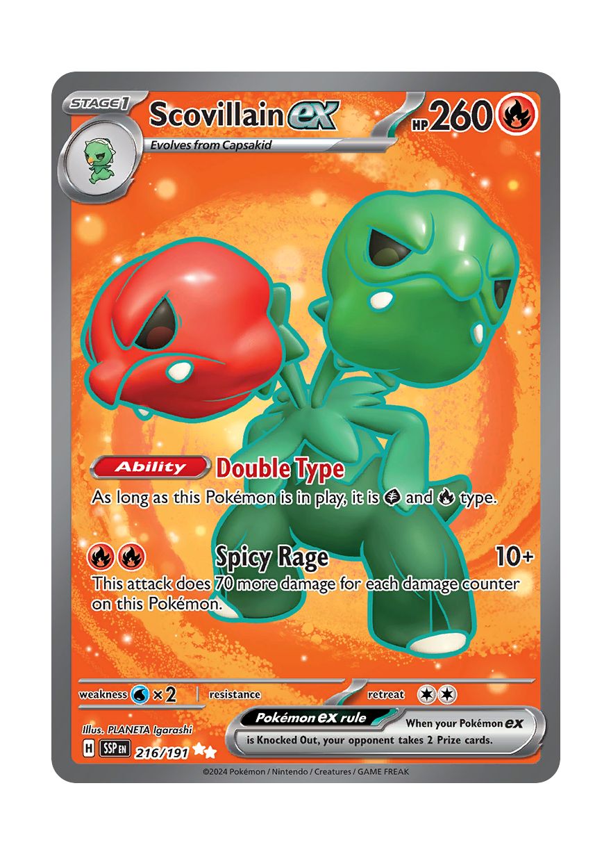 Scovillain ex (216/191) - Surging Sparks
