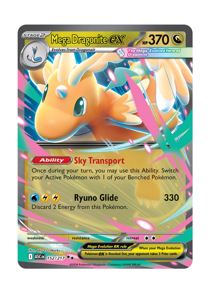 Mega Dragonite ex (152/217) - Ascended Heroes
