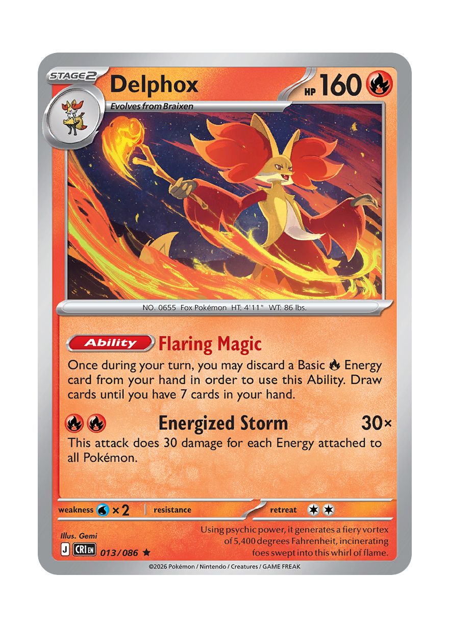 Delphox (013/86) - Chaos Rising