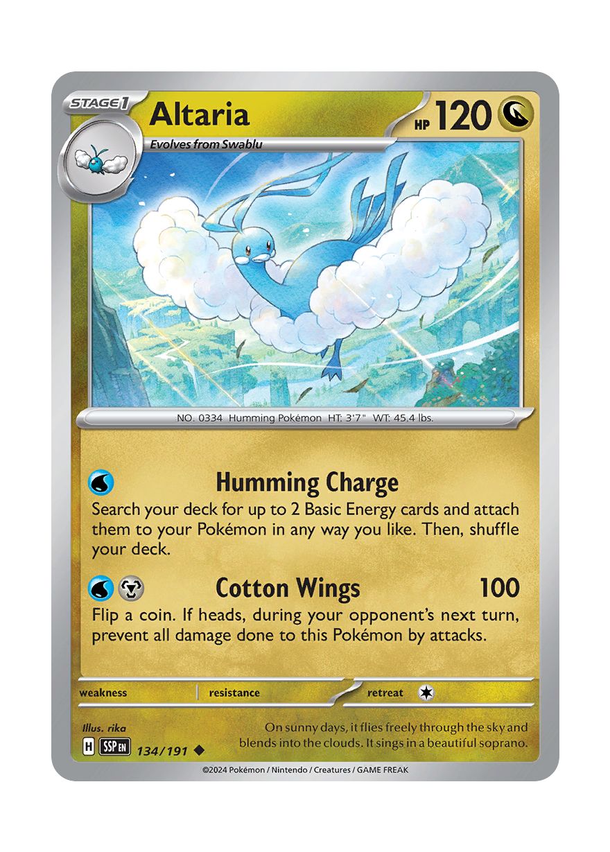 Altaria (134/191) - Surging Sparks