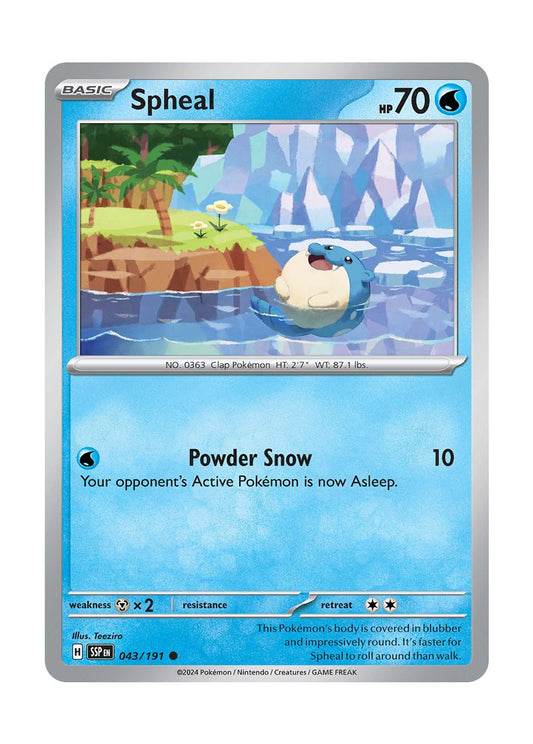 Spheal (043/191) - Surging Sparks