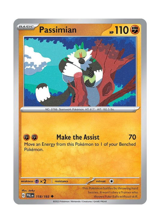 Passimian - Reverse Holo (118/193) - Paldea Evolved